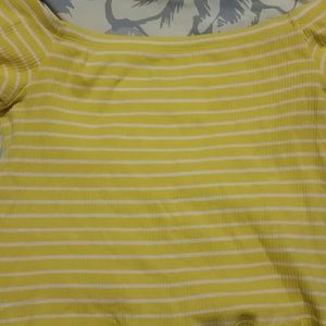 off the shoulder crop top